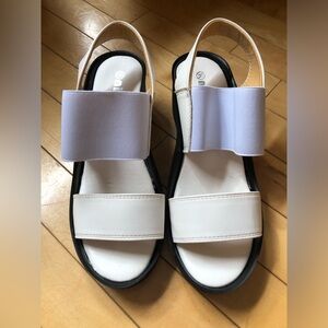 Nikta White Sandals